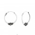 Strieborné 16mm Bali - Striebro 925 Bali kruhové Náušnice A4S20599
