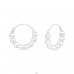 14mm - 925 Sterling Silver Bali Silver Hoops A4S37954