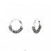 Ezüst 10mm Bali - 925 Ezüst Bali Fülbevaló A4S8178