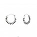 Ezüst Ezüst 10mm Bali - 925 Ezüst Bali Fülbevaló A4S9420