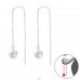 Heart - 925 Sterling Silver Earrings with Zirconia stones A4S40717