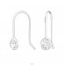 4 mm runder Zirkon - 925Er Silber Ohrringe Mit Zirkonia Steinen A4S49586