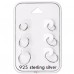 Ezüst Hoops - 925 Ezüst Ear Hoop Sets & Jewelry on Cards A4S28460