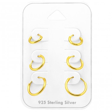 Ringe 8 mm, 10 mm und 12 mm - Schmuck Silber 925 Silber Sets A4S38540
