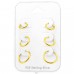 Hoops 8Mm, 10mm And 12mm - 925 Sterling Silver Jewellery Sets A4S38540