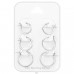 Cercei rotunzi pe card - Argint 925 Ear Hoop Sets & Jewelry On Cards A4S47307