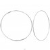 Silber 50 mm endlos - Creolen aus 925er Silber A4S12502