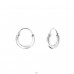 Plain - 925 Sterling Silver Ear Hoops A4S14997
