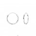 12mm Twisted - 925 Sterling Silver Ear Hoops A4S15040