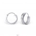 Ezüst Ezüst 12mm Dupla Üreges - 925 Ezüst Karika fülbevaló A4S17639