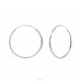 Plain - 925 Sterling Silver Ear Hoops A4S20583