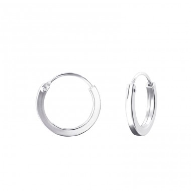 12mm - 925 Sterling Silver Ear Hoops A4S22687