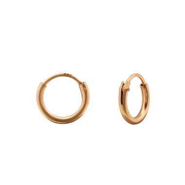 8mm - 925 Sterling Silver Ear Hoops A4S31261