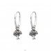 Tree Of Life - 925 Sterling Silver Ear Hoops A4S31277