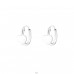 Heart - 925 Sterling Silver Hoops A4S36655