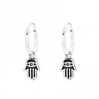 Závesné Hamsa - Striebro 925 Kruhy náušnice A4S41463