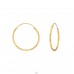 Diamond Cut 20mm - 925 Sterling Silver Ear Hoops A4S43231