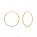 25mm rosegold hoops - 925 Sterling Silver Ear Hoops A4S43232