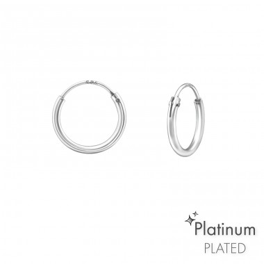 8mm Platinringe - Schmuck Silber 925 Ringe Ohrringe A4S44098