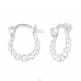 Dots - 925 Sterling Silver Ear Hoops A4S47879