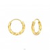 Twisted Hoops 12mm - 925 Sterling Silver Ear Hoops A4S48138