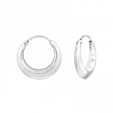 Okrúhle 20mm - Šperkové Striebro 925 Kruhy Náušnice A4S48235