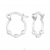 Dots - 925 Sterling Silver Ear Hoops A4S48704