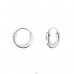 Ezüst Ezüst 10mm Kis Üres - 925 Ezüst Karika fülbevaló A4S547