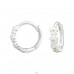 Daisy - 925 Sterling Silver Huggies A4S46957