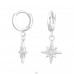 North Star - 925 Sterling Silver Huggies A4S47334
