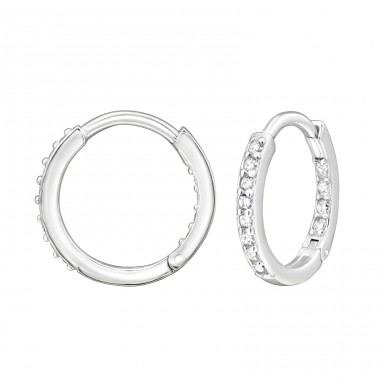 Creole cu zirconiu - Argint 925 Huggies A4S47883