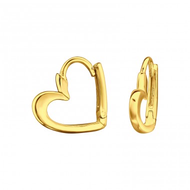Inimă aurie - Argint 925 Huggies A4S48408