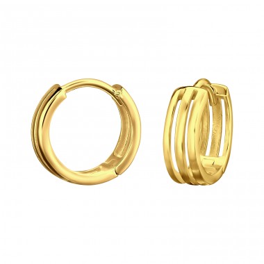 Line Triplă aurie - Argint 925 Huggies A4S48410