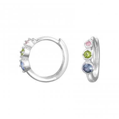 Rotund cu zirconiu - Argint 925 Huggies A4S49278