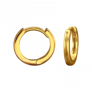 Golden Huggies - 925 Sterling Silver Huggies A4S49847