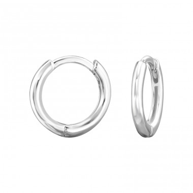 10 mm Proste Huggies - Srebro Próby 925 Huggies A4S49895