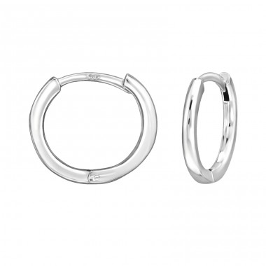 12 mm Krúžky - Šperkové Striebro 925 Huggies A4S50212