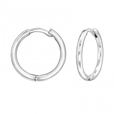 14 mm Krúžky - Šperkové Striebro 925 Huggies A4S50215