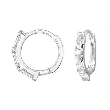 Körök Cirkóniával - 925 Ezüst Huggies A4S50290
