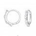 Körök Cirkóniával - 925 Ezüst Huggies A4S50290