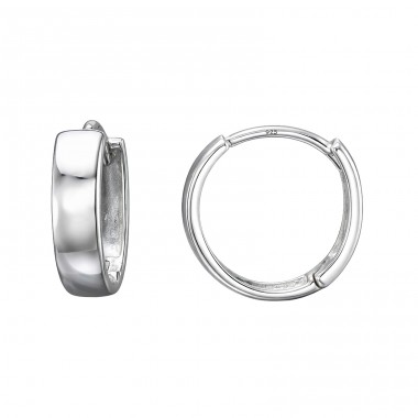 3 x12 mm Sima körök - 925 Ezüst Huggies A4S50619