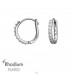 12 mm Huggie With Cut Out Hearts Rhodium Plated - 925 Sterling Silver Huggies A4S51204