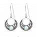 Bali - 925er Silber Ohrringe mit Halbedelsteinen & Opal A4S32044