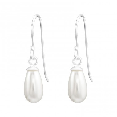 Perla alungita - Argint 925 Cercei Cu Perle A4S43398