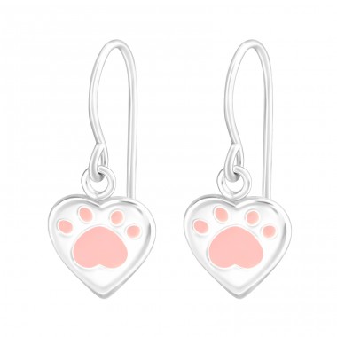 Paw Tlač - Striebro 925 Náušnice bez kameňov A4S36990