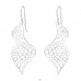 Wave - 925 Sterling Silver Plain Earrings A4S39208
