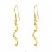 Twist - 925 Sterling Silver Plain Earrings A4S48550