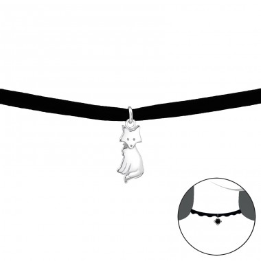 Líška - Striebro 925 +  Chokers A4S33991