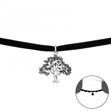 Strom Života - Striebro 925 Chokers A4S34057