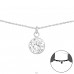Round - 925 Sterling Silver Chokers necklace A4S34700